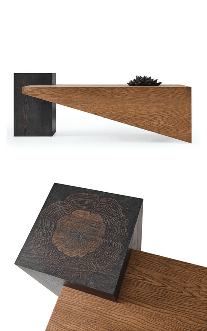 Mesa de centro moderno - Pablo Walnut