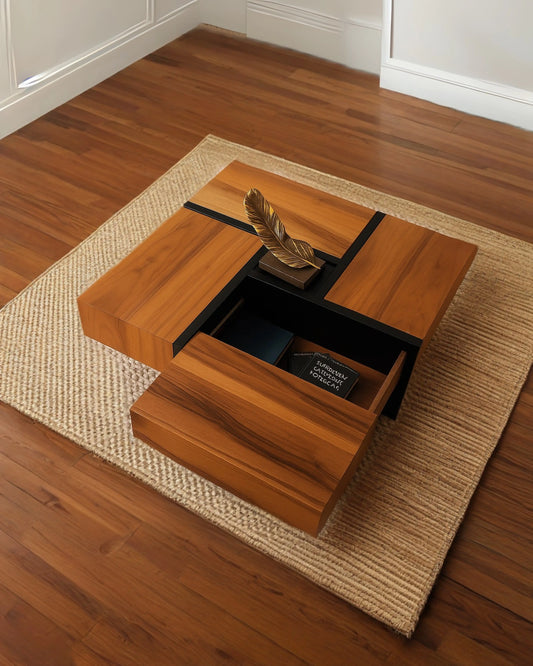 Mesa de Centro Puma Functional - Nogal & Negro