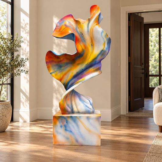 Escultura Vasel en multicolor